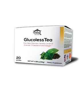 Eternal Spirit Beauty Glucoless Tea brew setup promotes a calming evening ritual