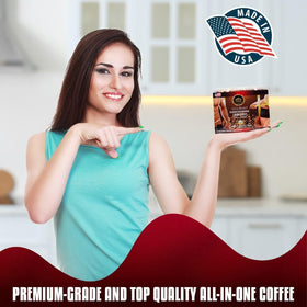 Morning coffee moment with Eternal Spirit Beauty Asian Latte Ganoderma Singles.