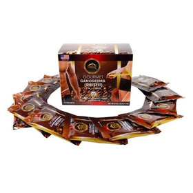Reishi mushroom energy boost in Eternal Spirit Beauty coffee setup.