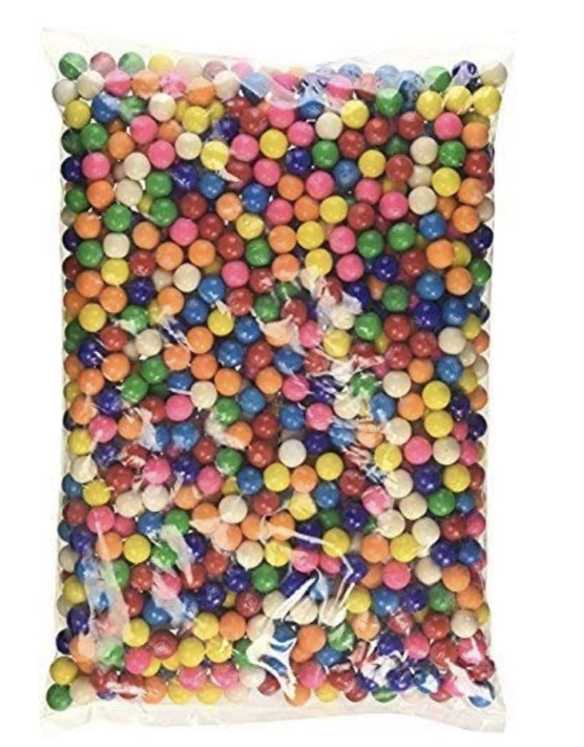 Eueasy Dubble Bubble 14mm balls bulk; ideal for party favors and candy bowls