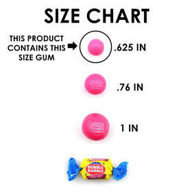 Eueasy Dubble Bubble packaging display; ready for bulk shelves and easy counting
