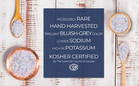Eupherbia Blue Salt potato seasoning enhances savory flavor