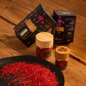 Eupherbia pure natural saffron without additives for authentic flavor.