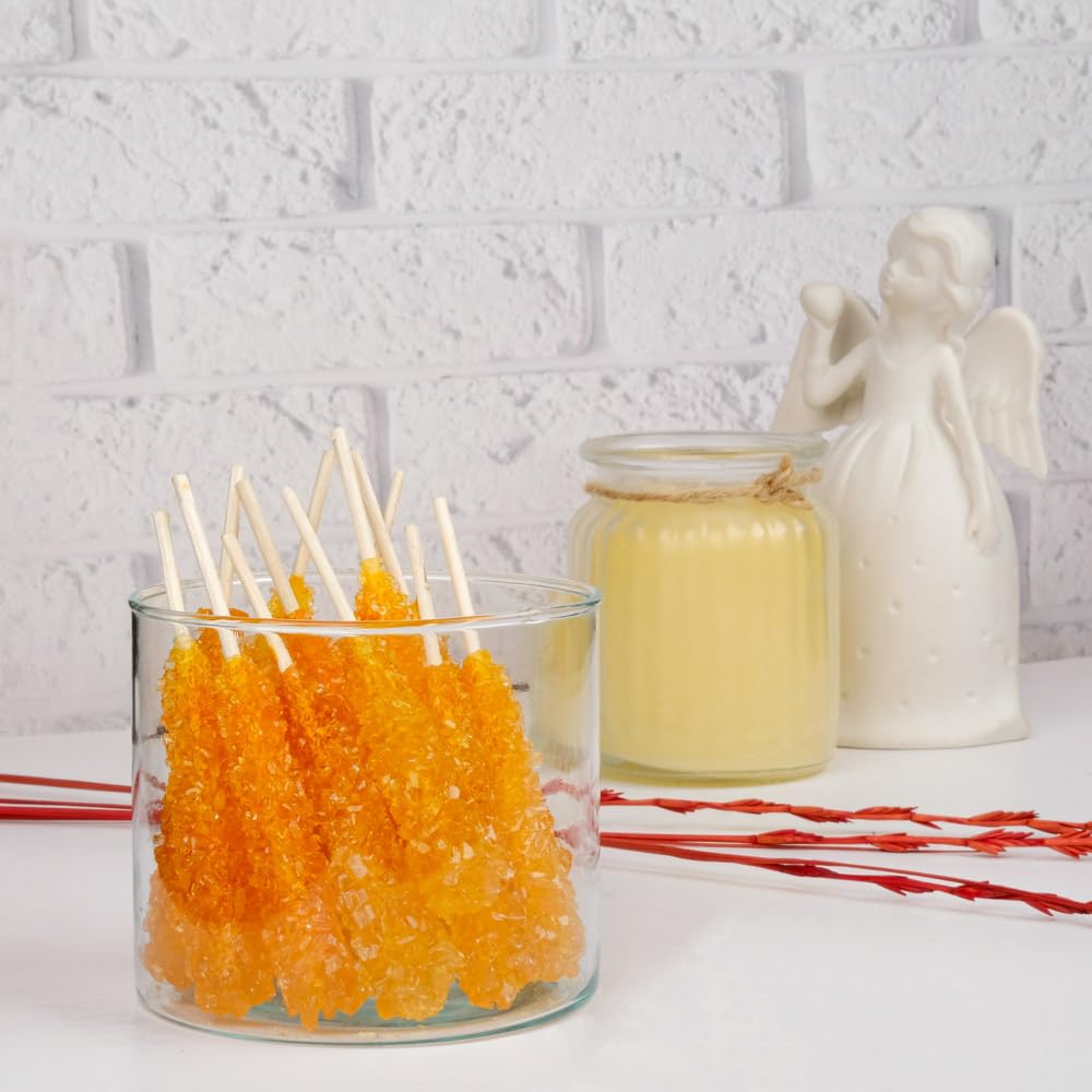 Eupherbia saffron rock candy 25-stick packaging supports quick beverage sweetness.