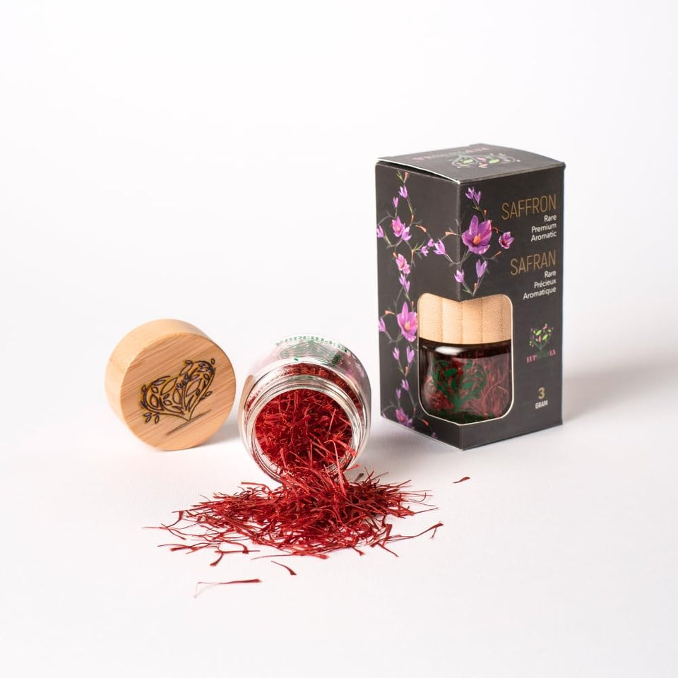 Eupherbia saffron threads rich color for vibrant risottos and paellas.