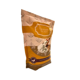 Eurasian Legacy 3 lb stand-up pouch supports organized home storage.