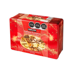 European Cookies Kirkland Gourmet Chocolate Coating Closeup – rich finish on each biscuit.