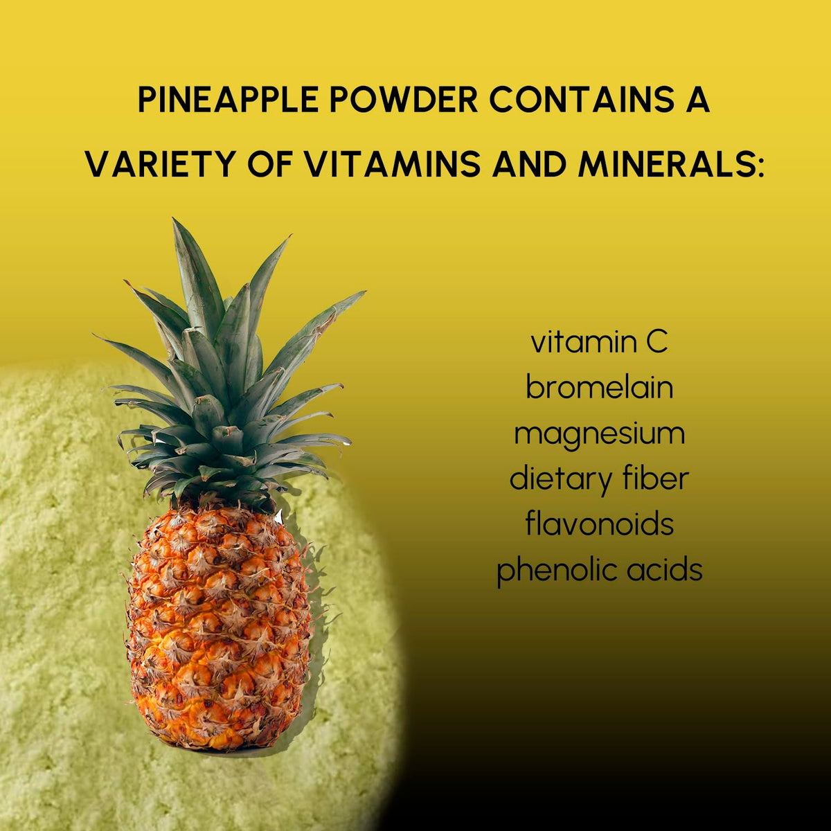 EVADY Pineapple Powder kitchen scene showcases baking and sauce applications