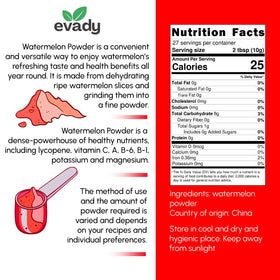 EVADY Watermelon Powder dessert creation adds vibrant pink color to treats.