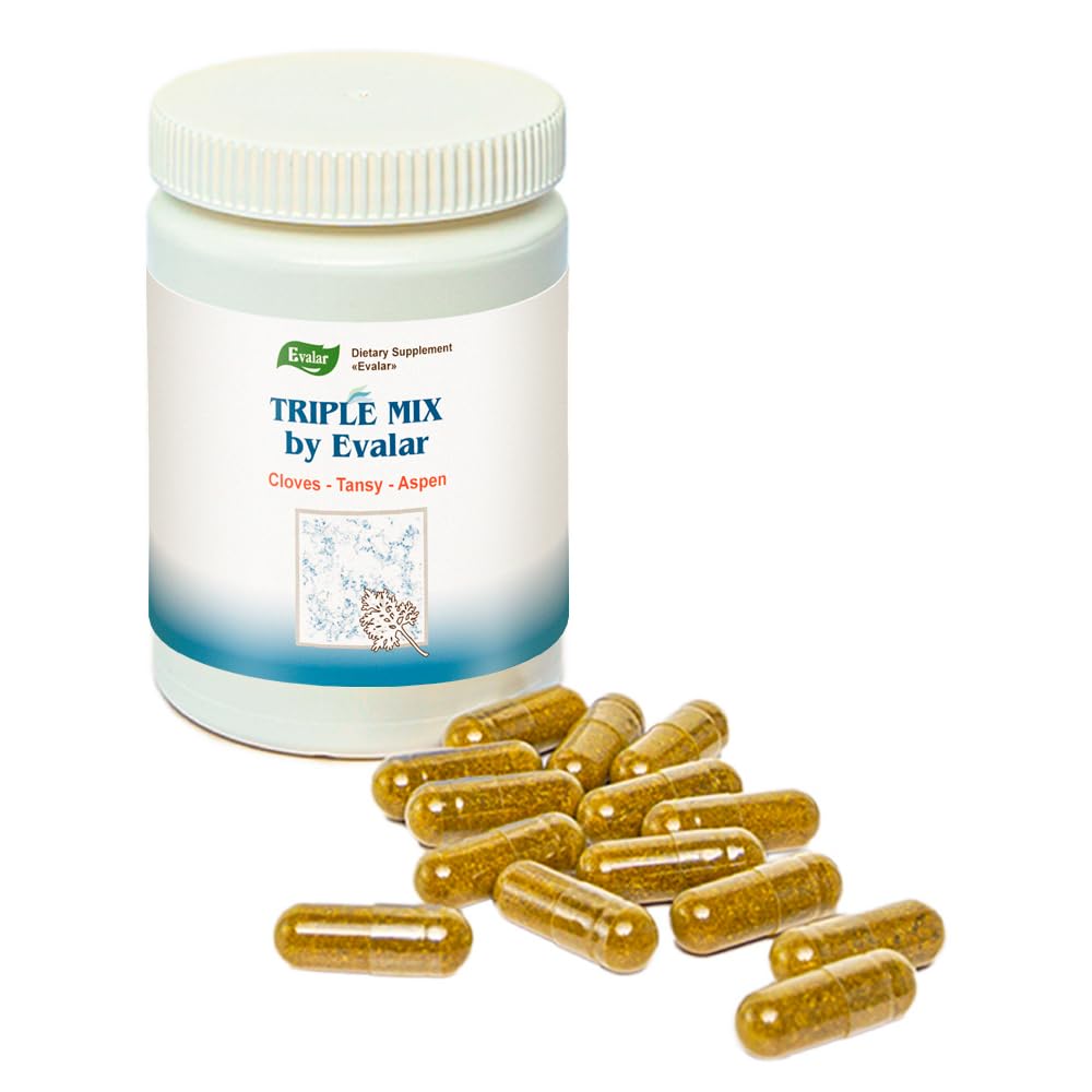 Evalar Cloves Tansy Aspen Mix ingredients showcase premium botanicals for gentle balance.