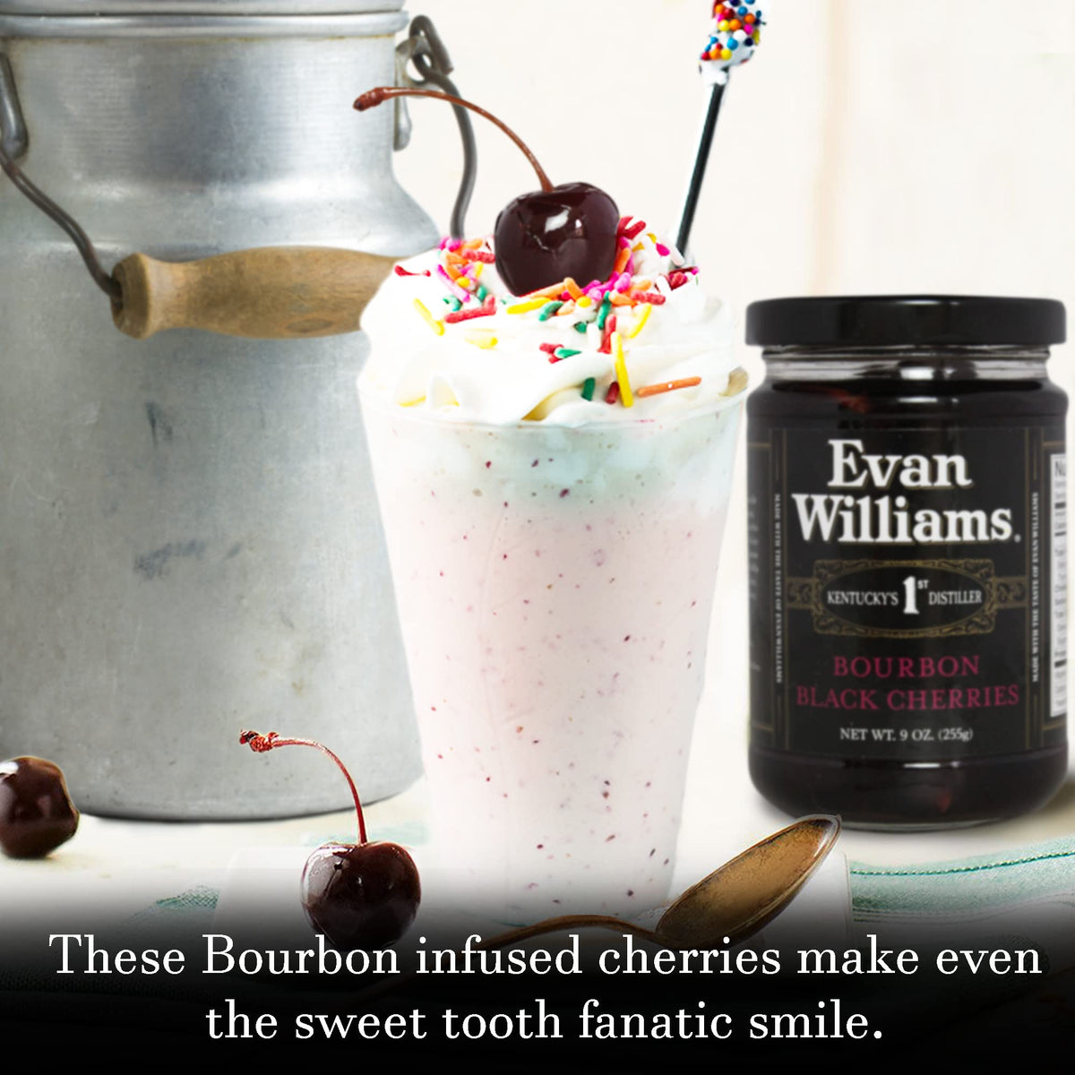 Evan Williams cherries snack with a sweet bourbon-tinged bite.