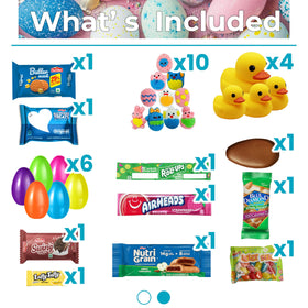 Eva's Gift Universe assorted treats create a celebratory snack box for gatherings.