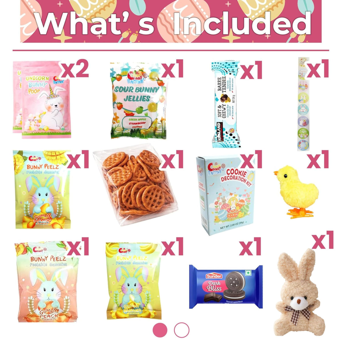 Eva's Gift Universe Easter care package blue box variety snacks collection for gifting