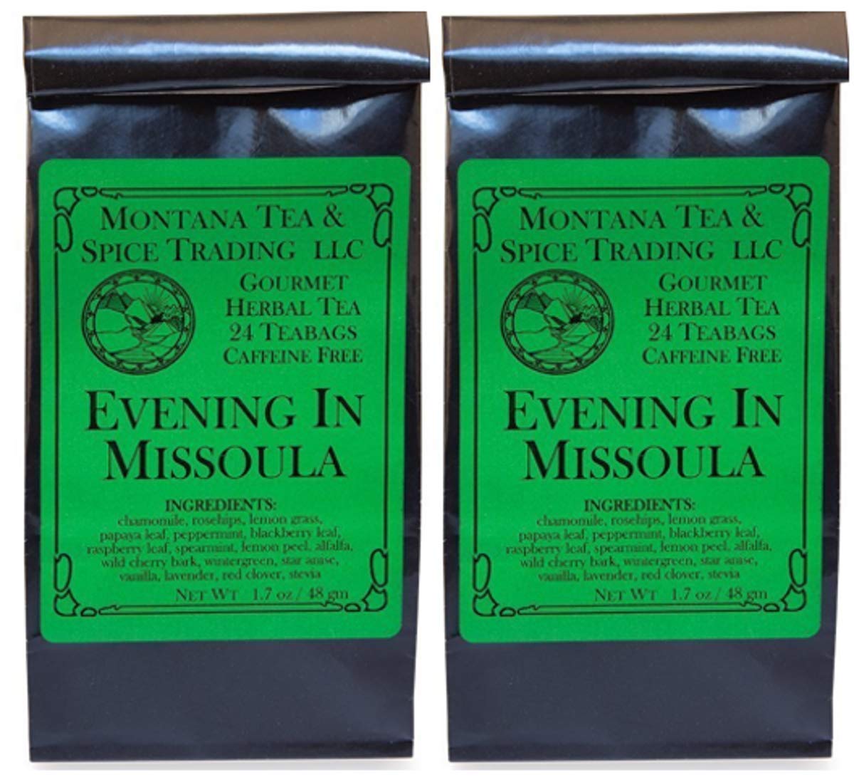 Evening in Missoula tea bags in a 24-pack, ideal for relaxing evenings