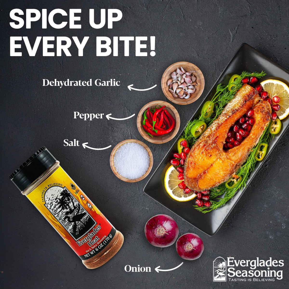 Everglades All Purpose seasoning for steaks eggs and sides