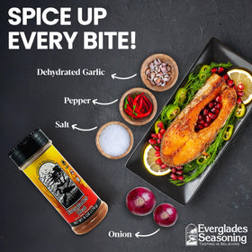 Everglades All Purpose seasoning for steaks eggs and sides