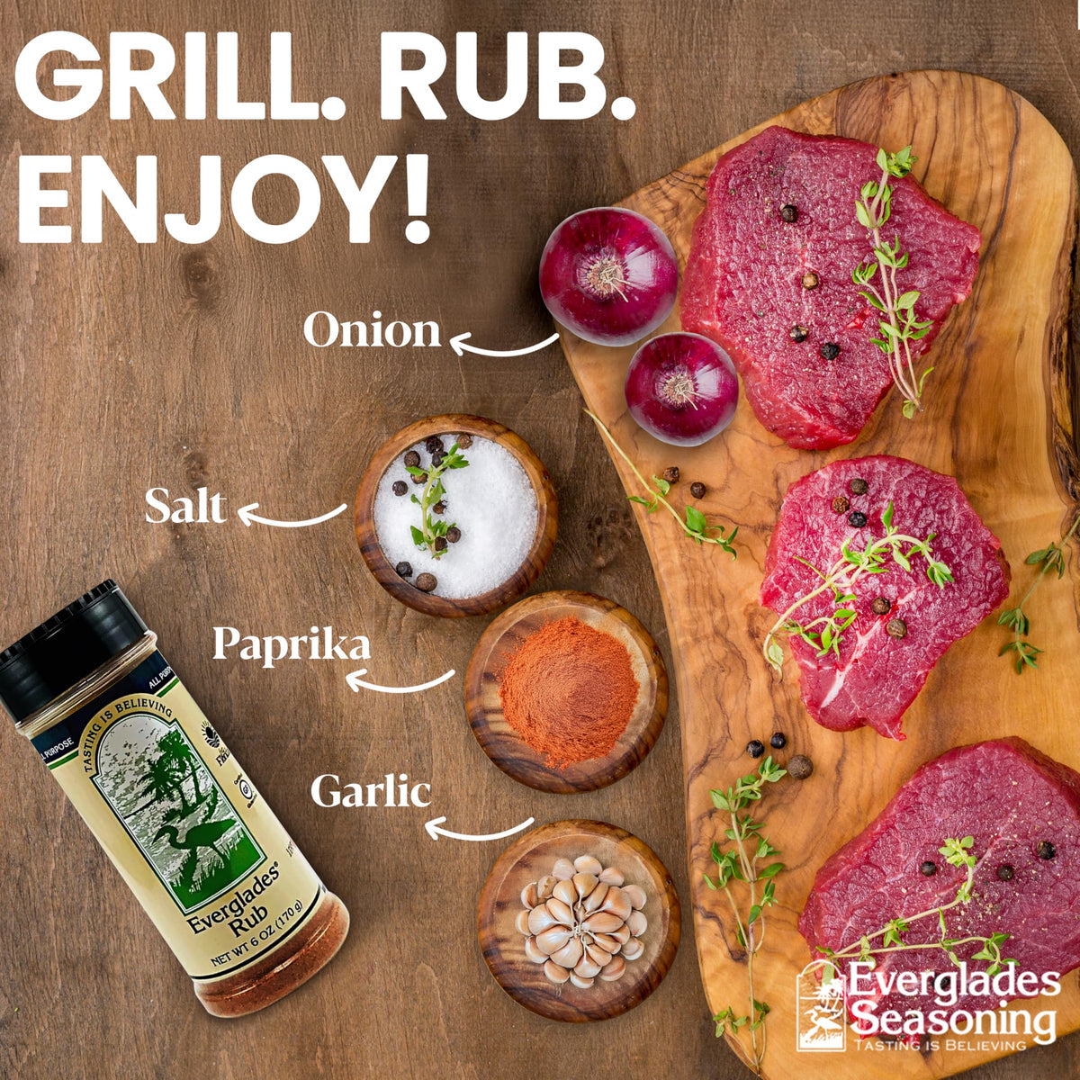 Everglades Cactus Dust beef and pork seasoning for bold outdoor grilling