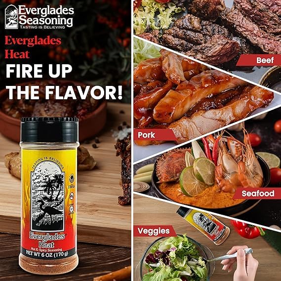 Everglades Heat Seasoning grilled-fish image for versatile spice on seafood