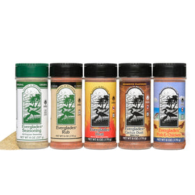 Everglades seasoning sampler pack front view for versatile BBQ flavor