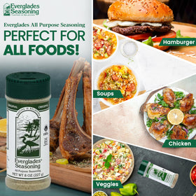 Everglades Seasoning boosts vegetables and seafood for quick, tasty meals