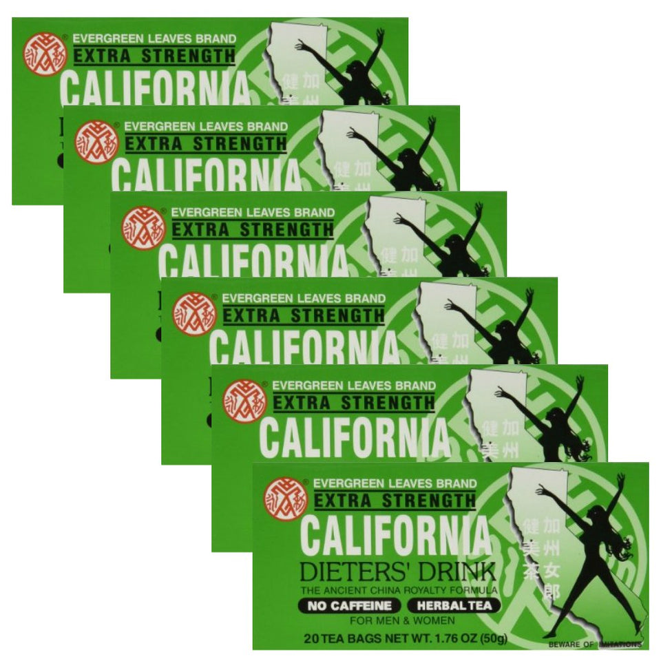 Evergreen Leaves California Dieter's Drink extra strength tea bottle for gentle digestion support and daily comfort