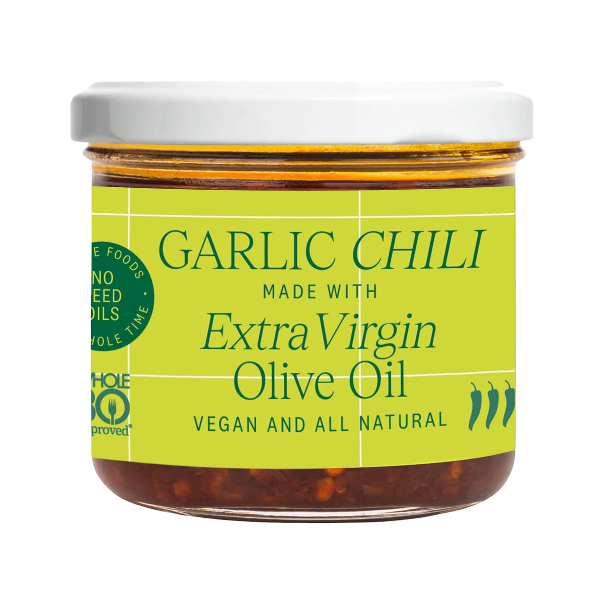 Everiday Garlic Chili Oil bottle for versatile finishing and flavor.