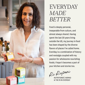 Everiday Garlic Chili Oil kitchen scene inspires vegan, flavorful meals.