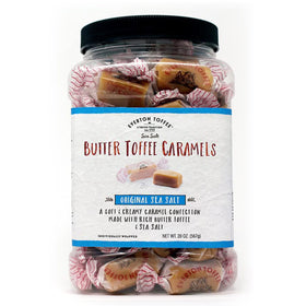 Everton Toffee butter toffee caramels in a jar, ideal for gifting and sharing.