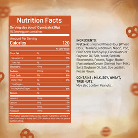 Everton Toffee pretzels close-up showing butter toffee coating for a rich crunch.