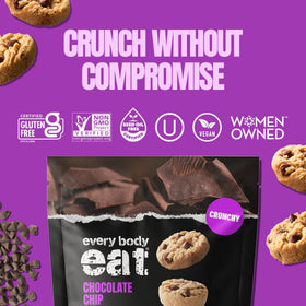 Every Body Eat Chocolate Chip Cookie Bites lunchbox setup for school or work snack