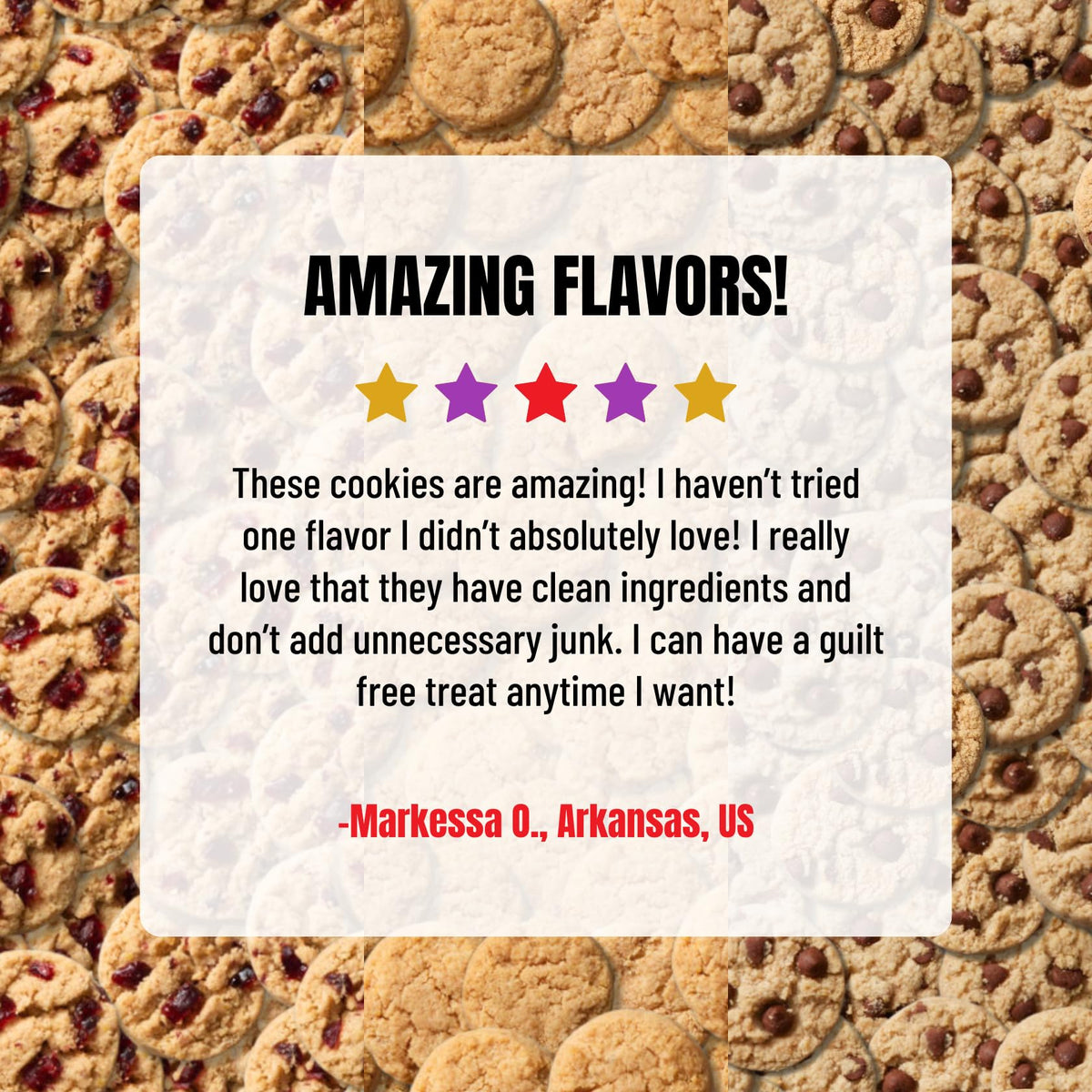 Every Body Eat Clean Label Ingredients, simple recognizable components for mindful snacking.