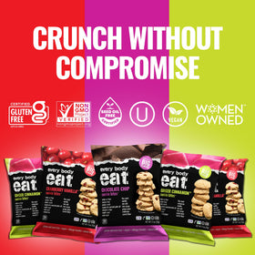 Every Body Eat Cookies bites school-safe portable-pack image signals lunchbox friendly snacks.