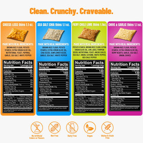 Every Body Eat Snack Thins single-serve packets, perfect for school lunches.