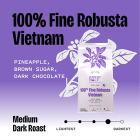 Every Half Coffee Roasters Medium-Dark Roast aroma enhances espresso and moka pot brewing.