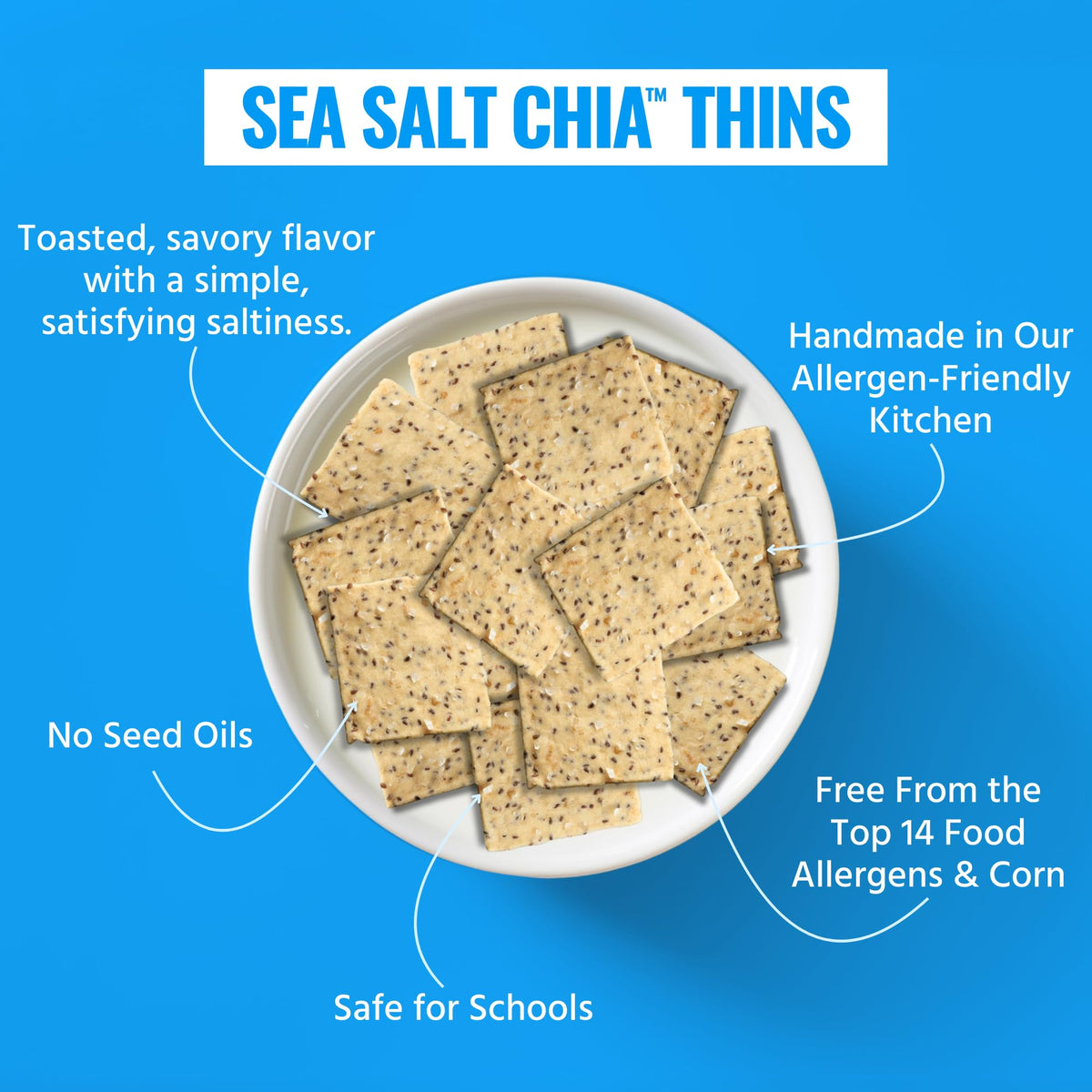 Seed oil-free recipe appeals to clean-label snack choices.