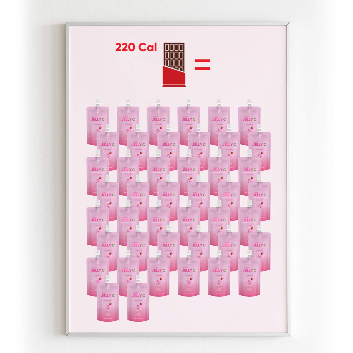 10-pack box display for on-the-go snacking with Everydaze Jelly.