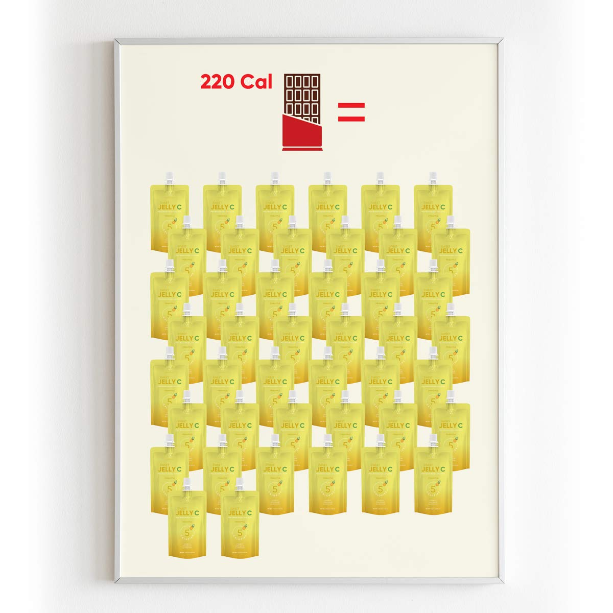 Everydaze Sweet Jelly C pineapple texture close, natural konjac bite with fruit flavor.