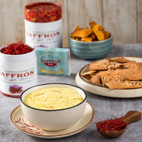 Handpicked EXOTIC BioNaturals saffron threads emphasizing freshness and purity