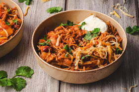 Ready-to-serve Explore Cuisine Edamame Spaghetti bowl