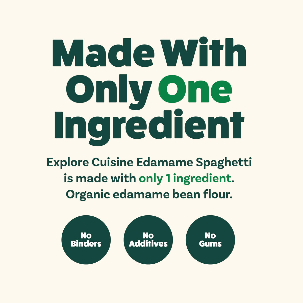High fiber pasta option from Explore Cuisine Edamame Spaghetti