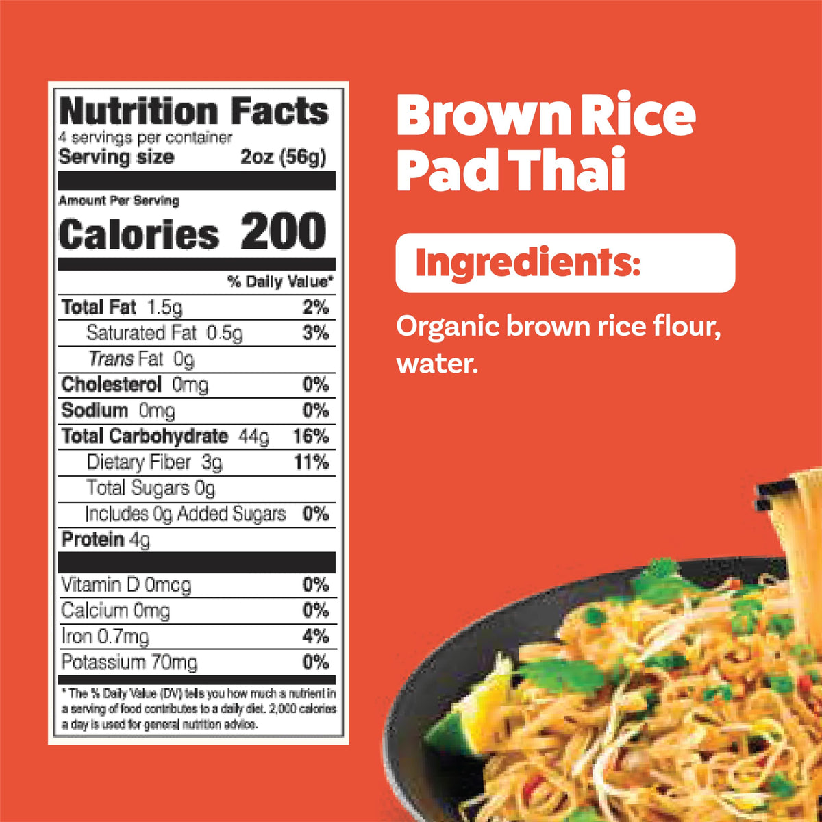 Explore Cuisine gluten-free label on packaging emphasizes safe, allergen-friendly product.