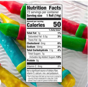 Express Minds Fruit Roll-Ups gluten- and gelatin-free claim label