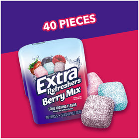 EXTRA Berry Mix Gum strawberry freeze flavor for bright refreshment.