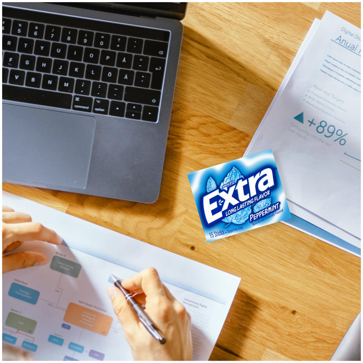 Sugar-free formula supports mindful snacking with a crisp mint finish.