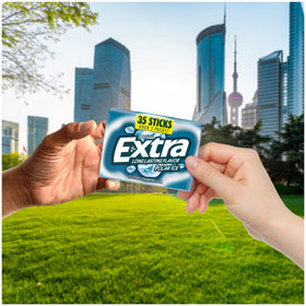 EXTRA Polar Ice on-the-go packaging ideal for travel and quick refresh.