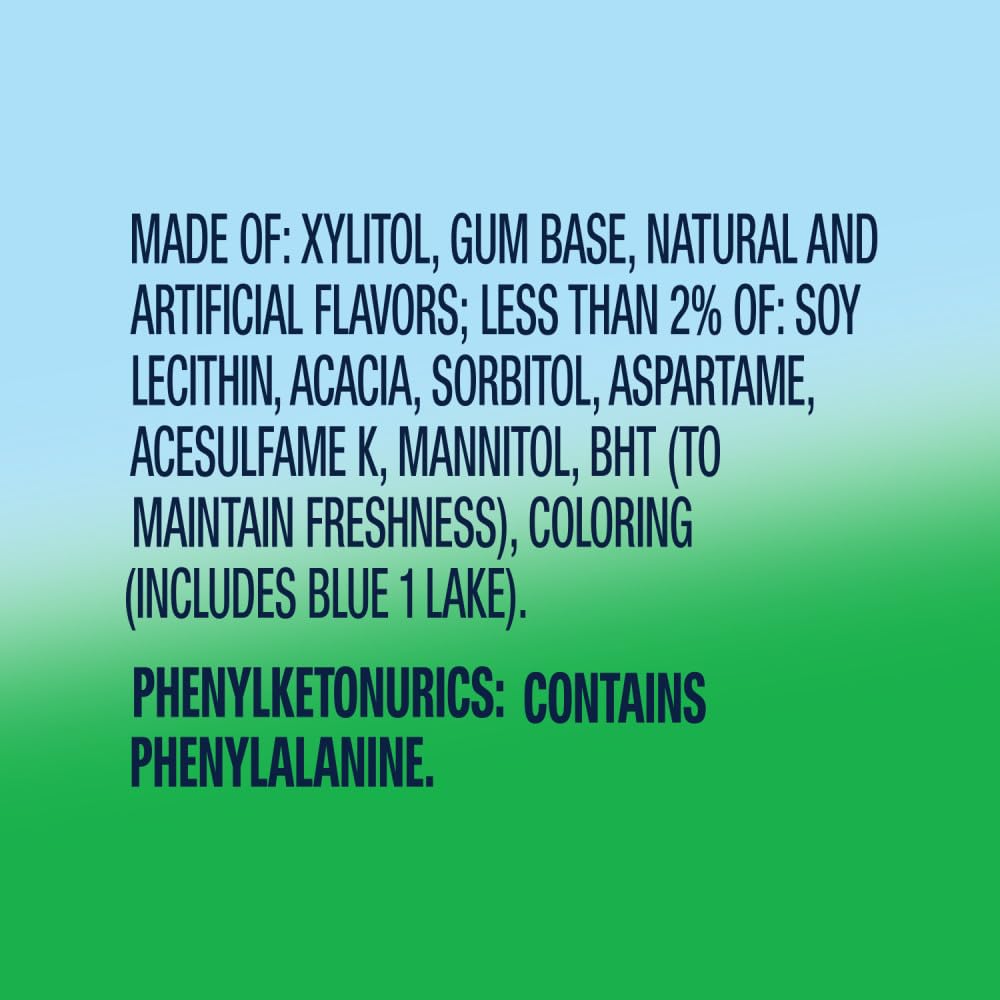 EXTRA Refreshers Spearmint gum minty scent enhances a quick mood lift.