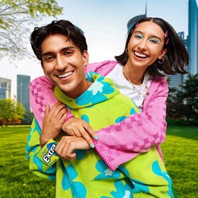 Extra Sour Blue Raspberry pack on-the-go for travel.