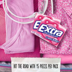 Extra Sugar Free Gum Classic Bubble twist-packs are easy to open