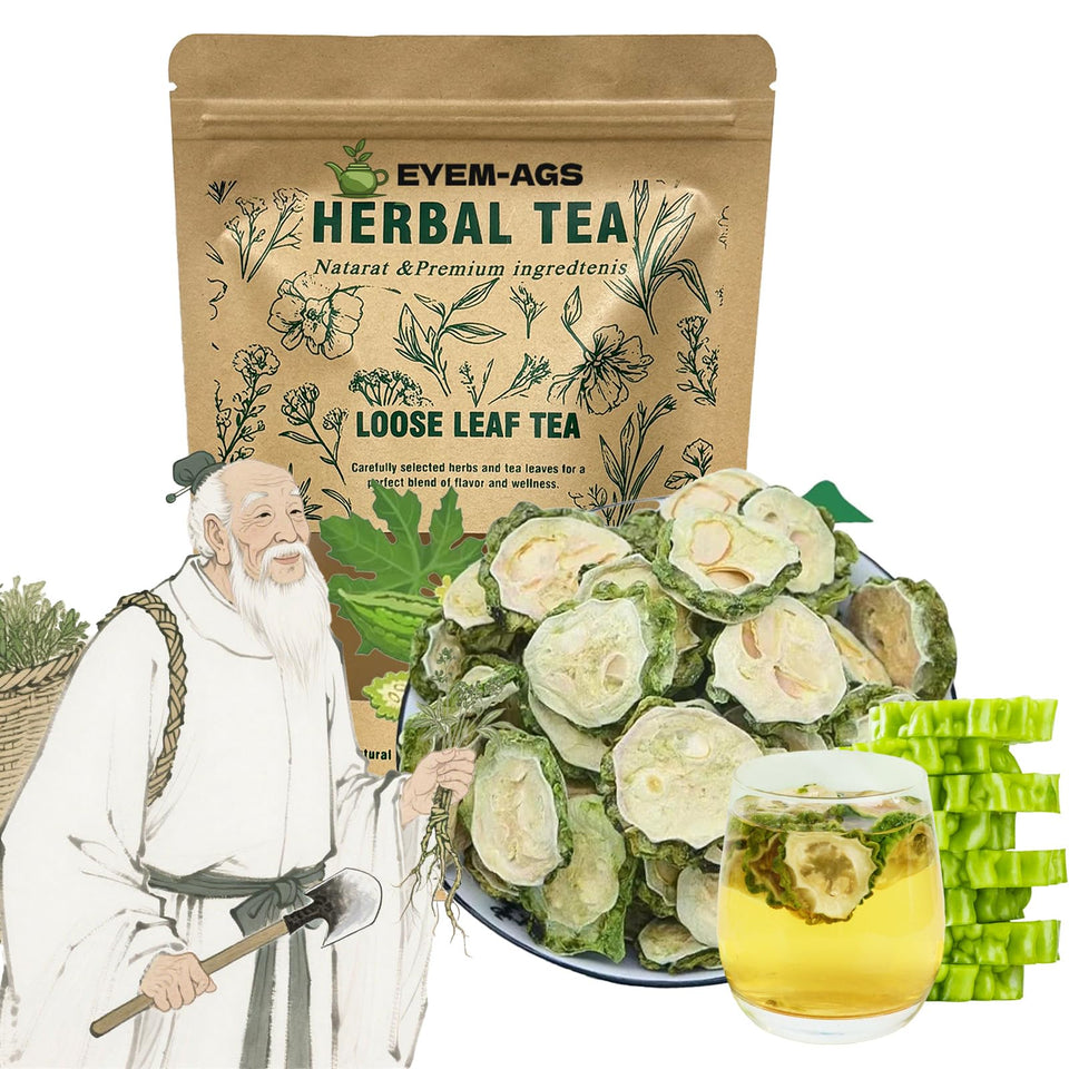 EYEM-AGS Organic Bitter Melon Tea bags ready for a pure, soothing brew