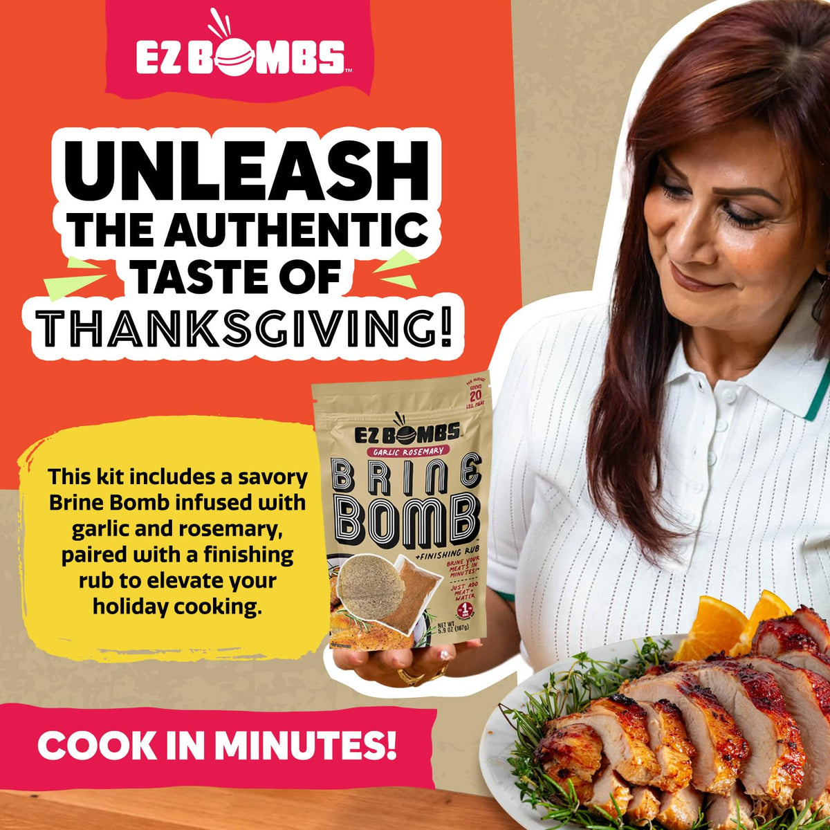 EZ Bombs brine kit dissolving in water for effortless prep